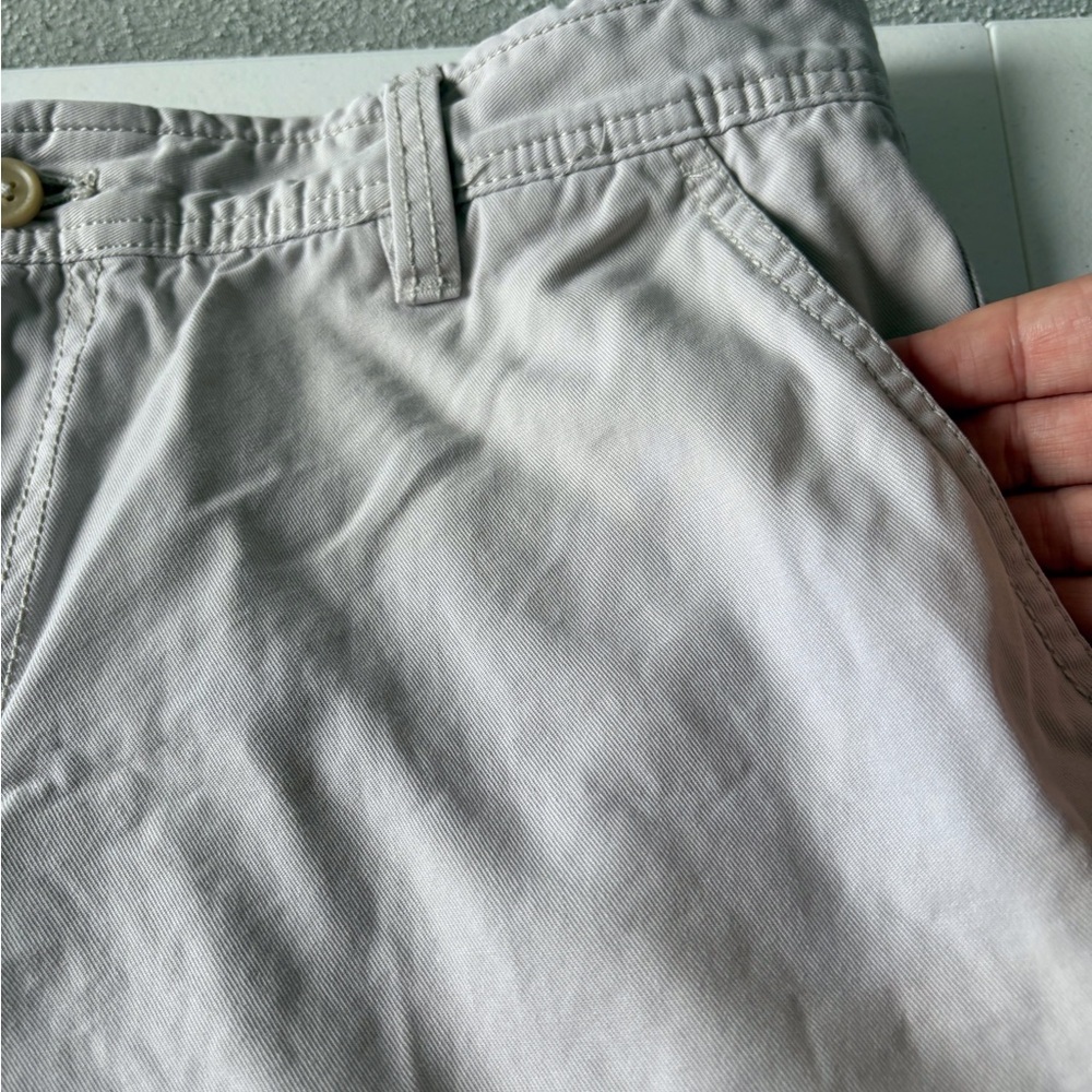 IZOD Saltwater Light Khaki Size 34 Chino Short Preppy Beach Vacation Cruise - Picture 6 of 9